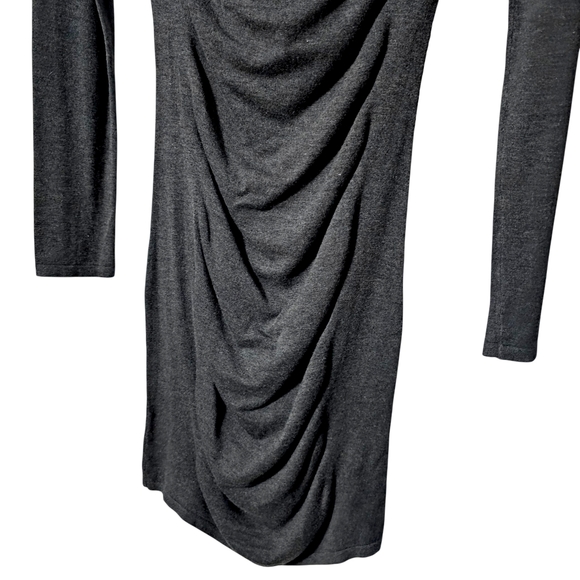 Express Rouching Long Sleeve Midi Dress - Size SP - Picture 6 of 10